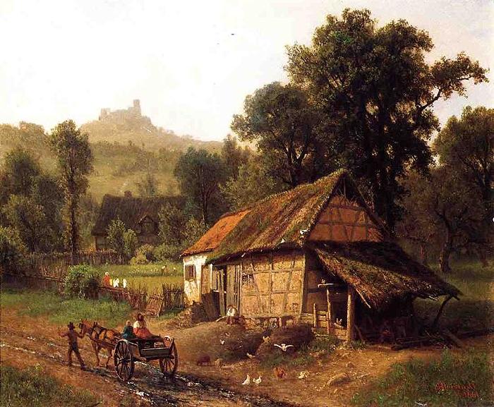 Albert Bierstadt In_the_Foothills Spain oil painting art